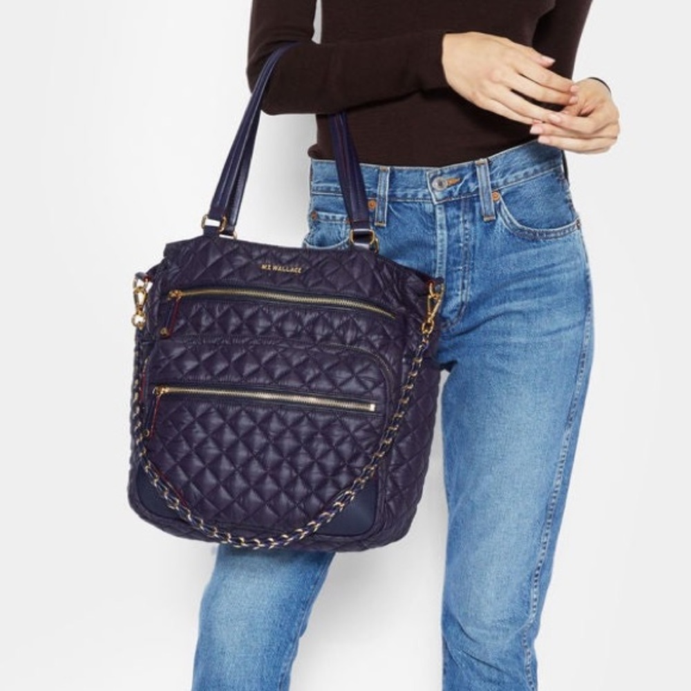 MZ Wallace- Boysenberry Crosby Tote